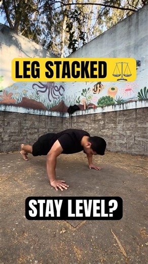 Single-Leg Push-Ups (Leg Stacked) 🎯 Pure Stability Test