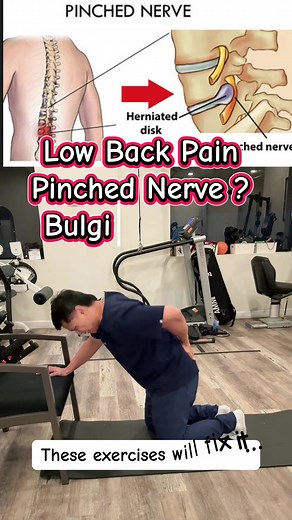 These Exercises alleviate low back pain from disc herniated or bulging disc. #lowbackpain #bulgingdisc #backpainrelief #physicaltherapy #dailyroutine