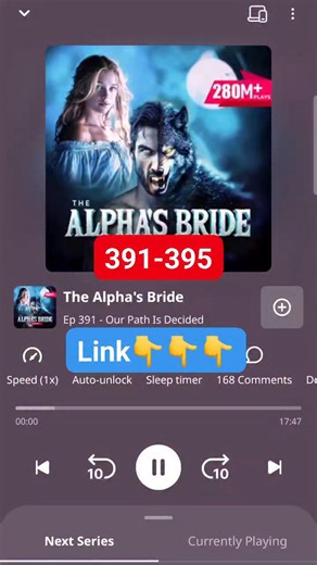 Edgar Tereng on Instagram: "The Alpha's Bride Season-2 Full ep391 to 395 link in the comment section 👇👇👇 #audio #love #story #series"