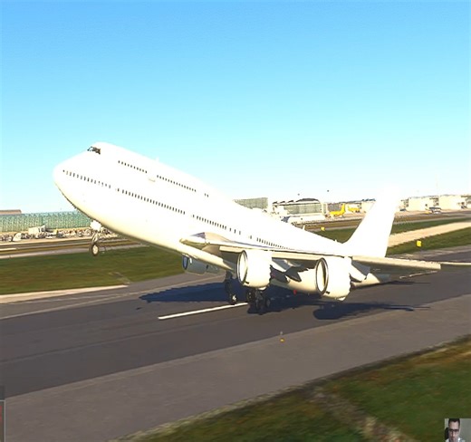 B747 Amazing takeoff, watch until the end you never seen before {4k} | Aviation Videos