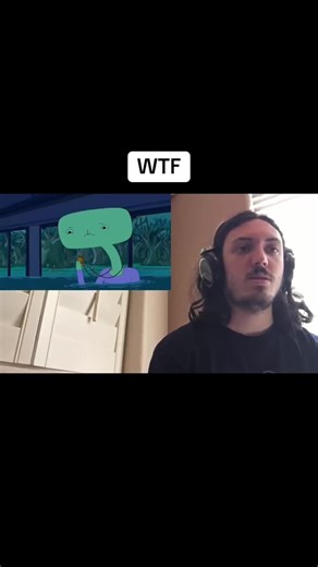 TheFlamingShark Reacts to disturbing Adventure Time magic😅#fyp #adventuretime #reaction #viral #trending