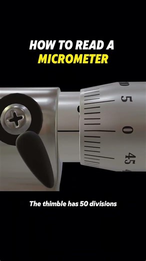 How to read a micrometer#knowledge #science #youtube