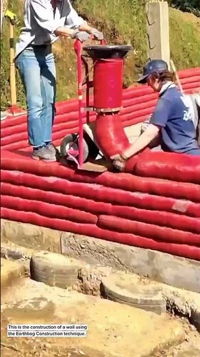 Efficient Earthbag Wall Construction | Eco Building with Teamwork & Precision