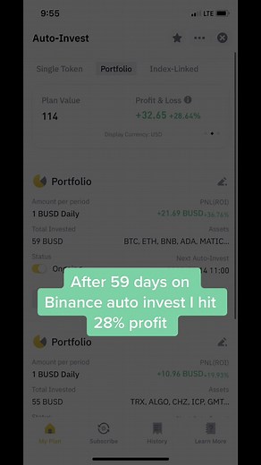 #Binance auto-inveat using DCA strategy is really amazing. Best place to start in #crypto #cryptocurrency DYOR #cryptonigeria