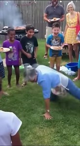 Grandma Breakdances at a Kid’s Birthday Party 😱👵🎉 | Everyone Loses It! Captured in a cozy backyard during a kid’s birthday party in the U.S. — balloons, barbecue, family, and laughter all around 🎂🎈 Out of nowhere, grandma steps into the center… drops to the ground… and starts breakdancing! 😳💃 Kids scream, parents cheer — total shock and pure joy! The coolest grandma ever caught on camera 🔥 #Grandma #Breakdance #BirthdayParty #FunnyVideo #Viral #FamilyMoments #fblifestyle #AI . . . (For e