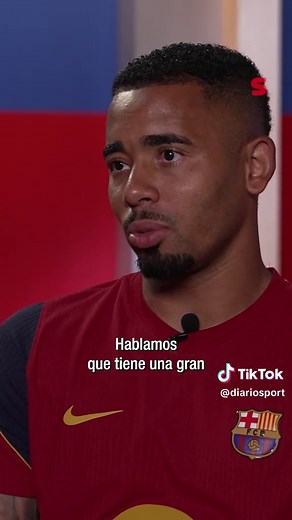 🔴𝐄𝐍𝐓𝐑𝐄𝐕𝐈𝐒𝐓𝐀 𝐒𝐏𝐎𝐑𝐓 | Gabriel Jesus atendió al diario para hablarnos de su reciente incorporación al FC Barcelona:
