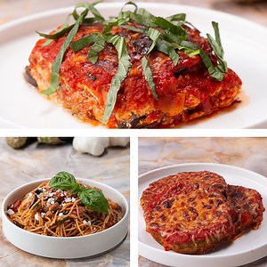 11K views · 49 reactions | Eggplant Dinner 3 Ways  | Tasty UK | Facebook