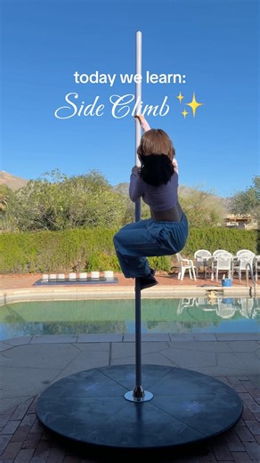 Day 20: Side Climb ✨ (30 days of pole)