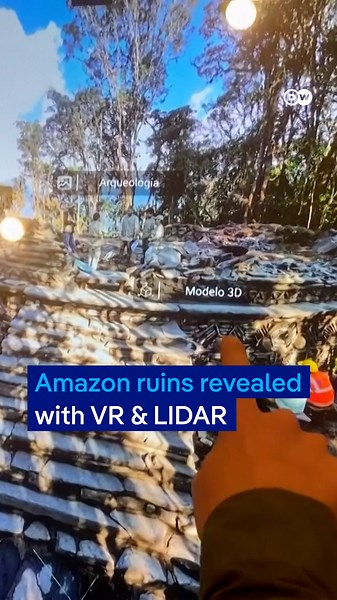 Amazon ruins revealed with VR and LIDAR