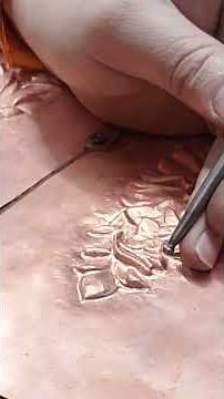 chasing and repousse on a copper project