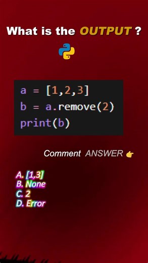 🔥 99% Beginners Get This Python Output Wrong! 😱 | Python Interview Question #coding #python
