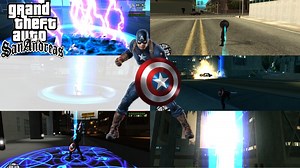 GTA San Andreas Captain America Mod (Marvel) Full Power Mod - GTAinside.com