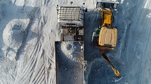 India’s marble waste site that glitters like a glacier