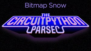 John Park’s CircuitPython Parsec: Bitmap Snow @adafruit @johnedgarpark #adafruit #circuitpython