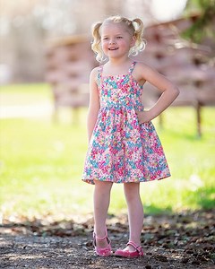 FREE Catalina Dress. Downloadable PDF Sewing Patterns for Girls kids and Toddler Sizes 2T-12 - The Simple Life