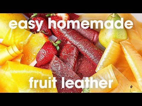 How To Make Homemade Fruit Leather