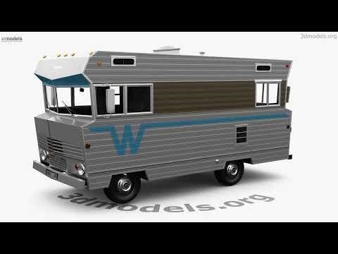 Winnebago F17 Camper Van 1968 3D model by 3DModels.org