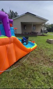 BOUNTECH Inflatable Water Slide Park, 15x14.5FT Mega Kids Waterslide Outdoor w/Dual Slides&Climbing for Racing Fun, Splash Pool, Blow up Water Slides Inflatables for Big Kids Backyard Party Gifts