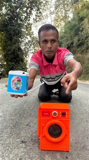 Small washing machine and big electronic washing machine unboxing