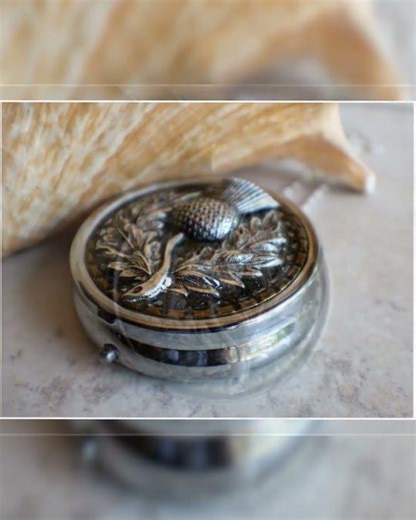 Thistle Music Box Locket