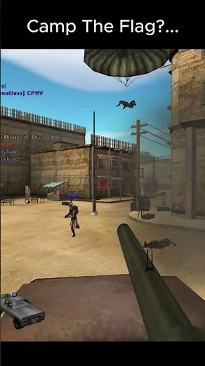 Camp The Flag?... #ctf #battlefield1942 #desertcombat