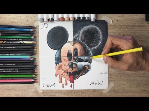 What Would a Realistic Mickey Mouse Look Like? Drawing Mickey in 4 Different Styles