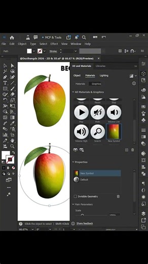 Adobe Illustrator 2026 Tips – Create the Most Realistic 3D Mango Like a PRO