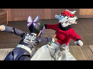 鬼滅の刃 stop motion無限城 編 胡蝶しのぶ VS 童磨 shinobu vs douma