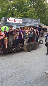 The Zombie Hunt parade was in full force for Opening Night of the Halloween Festival! We're back tonight for more thrills and chills! Gates open at 5:30pm! Okcastle.com | Castle of Muskogee