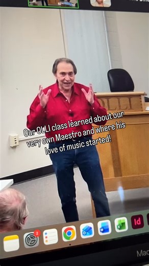 We had to finish out our OLLI classes with the incredible Edward Polochik!! | Lincoln's Symphony Orchestra