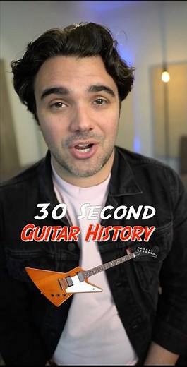 GIBSON EXPLORER - 30 Second Guitar History #guitar #gibson #electricguitar #gibsonexplorer