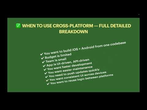 iMovie CrossPlateformVsNative
