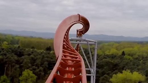 Take a ride on Sky Scream at Holiday Park in Germany! Would you ride a coaster like this? | Theme Park Review