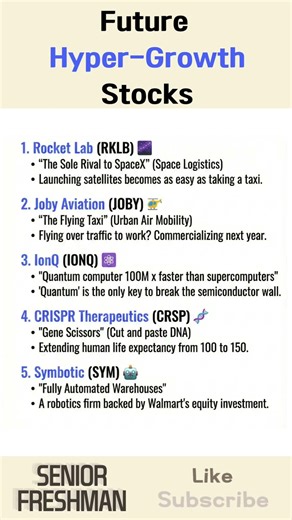 🚀 Top 5 Future Hyper-Growth Stocks You Need to Know 🚀 #stocks #money #investment