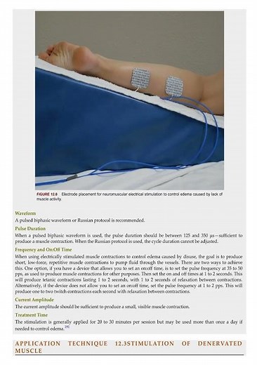 Clinical Application Manual Therapeutic Modalities and Physical Agents Procedures