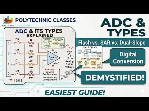 Analog to Digital Converter (ADC) & Its Types | Complete Guide | Diploma Students