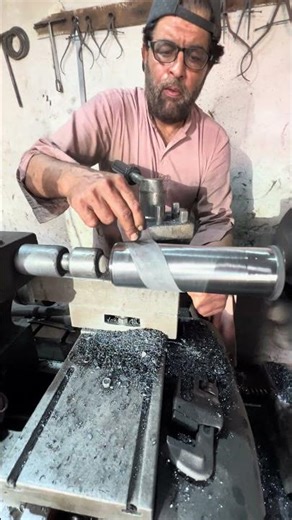 🔥Master Lathe Machine Tutorial | Excavator Boom Shaft Repair with CNC Precision