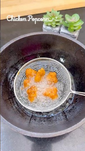 🔥🔥Crispy Chicken Popcorn Recipe | Easy Snack Recipe 🍗 #chickenpopcorn