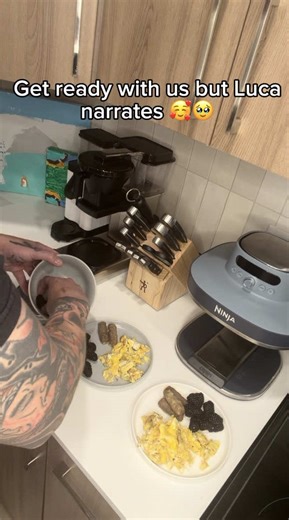 Just a regular school morning in the Keltner household (Luca really wants to make videos to show everyone but still his mom and I want to protect his privacy as much as possible so here is my compromise!)