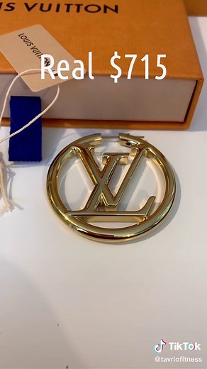 LV Louise Hoop Earring Real Vs Fake. I have Rona so I can barely breathe so excuse my voice. #ItsGreatOutdoors #AmazonMusicProudHeroes #louisvuitton #louisvuittonlouise #louisvuittonhoops #comparison #realvsfake #dupe #dhgate