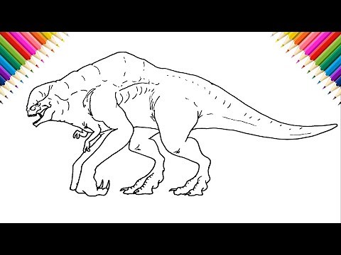 How to Draw D-Rex Step by Step | JW:Rebirth