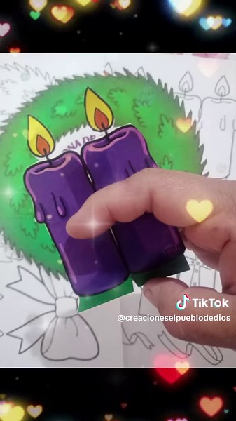 Hojitas para Colorear del Adviento