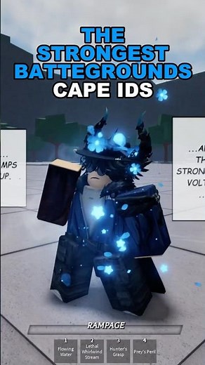 🌊 CAPE IDs For TSB! | Roblox The Strongest Battlegrounds #roblox #tsb #strongestbattlegrounds #tsbg