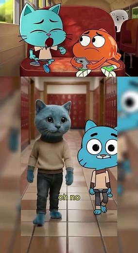Why does Darwin look like THAT?! 😭 #theamazingworldofgumball