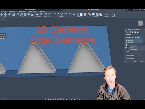 2D Geometry Edge Extensions Fusion 360