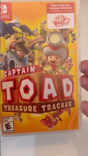 Unboxing a brand new game I’m playing on my channel! #captaintoadtreasuretracker #nintendo #fyp