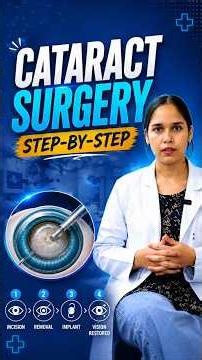 How Cataract Surgery Works 👁️ | Step-by-Step Cataract Surgery Explained | Types of IOL Lenses