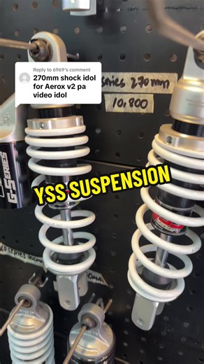 YSS Suspension Setup for Yamaha Aerox 155 V2