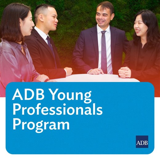 Launch your career at ADB!   Our Young Professionals Program needs dynamic and motivated people like you to shape the future of development in Asia and the Pacific.   We are accepting… | Asian Development Bank (ADB) | 30 comments