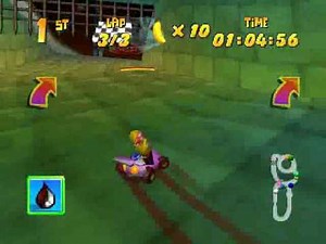 Diddy Kong Racing: Walkthrough (Haunted Woods)
